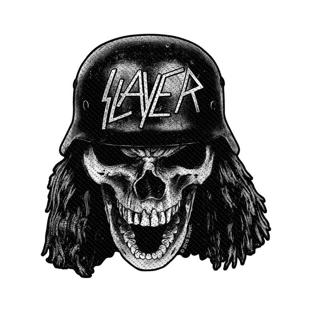 Slayer - Wehrmacht Skull Cut Out Patch - Multicolours